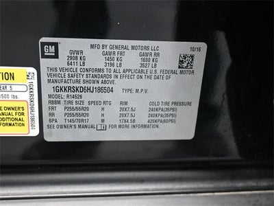 2017 GMC Acadia Limited Limited