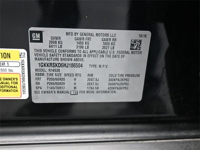 2017 GMC Acadia Limited Limited