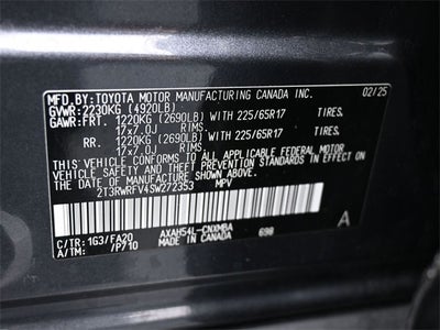 2025 Toyota RAV4 Hybrid XLE