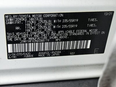 2022 Toyota RAV4 Limited