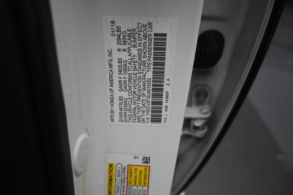 2018 Honda Accord Sport 2.0T