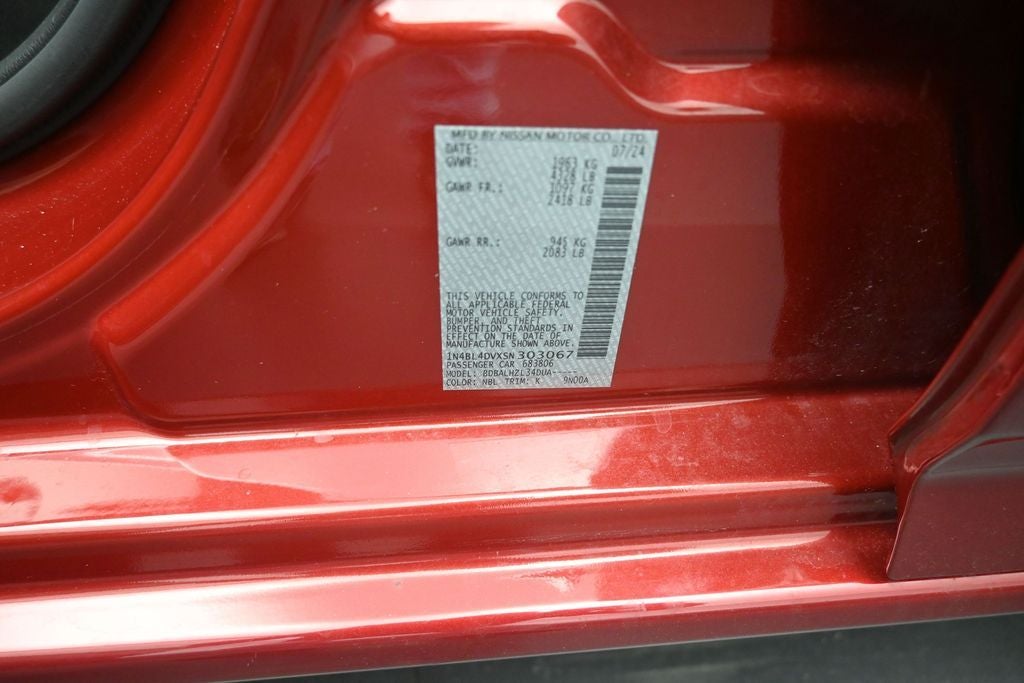 2025 Nissan Altima 2.5 SV