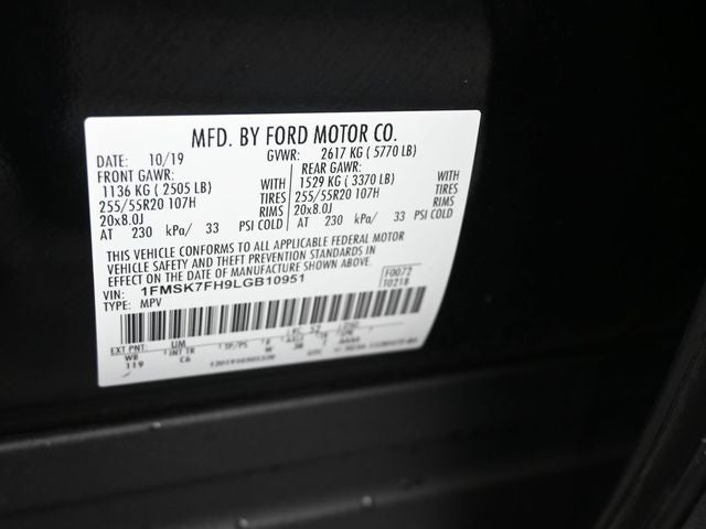 2020 Ford Explorer Limited