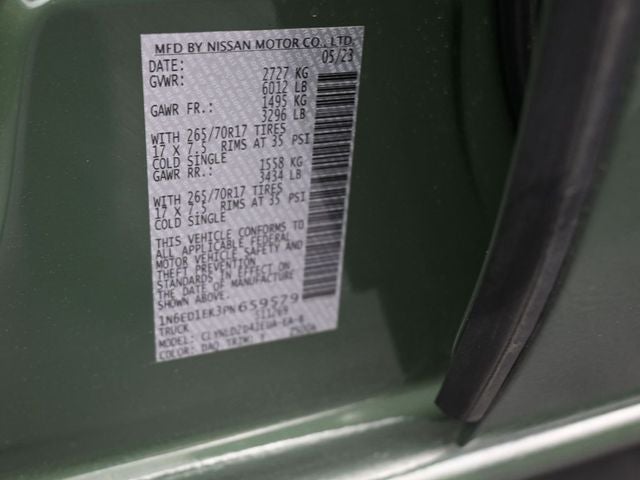 2023 Nissan Frontier PRO-4X