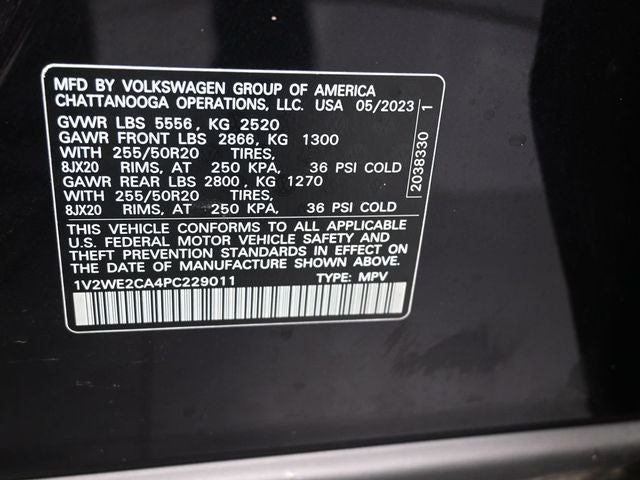 2023 Volkswagen Atlas Cross Sport 3.6L V6 SE w/Technology