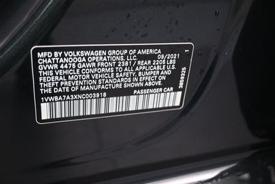 2022 Volkswagen Passat 2.0T Limited Edition