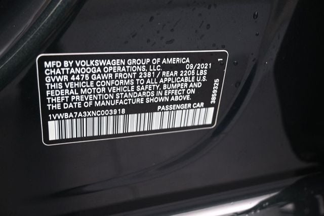 2022 Volkswagen Passat 2.0T Limited Edition
