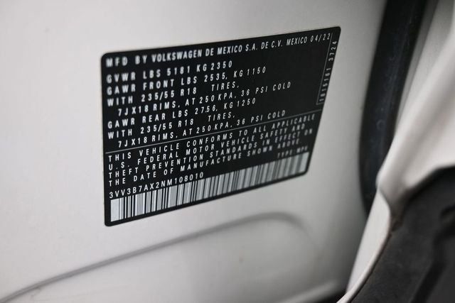 2022 Volkswagen Tiguan 2.0T SE