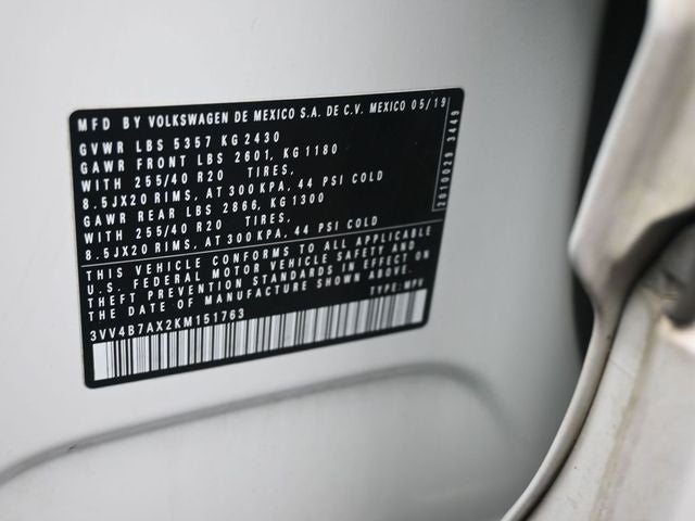 2019 Volkswagen Tiguan 2.0T SEL Premium R-Line 4Motion