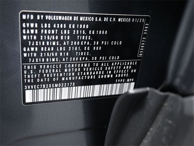 2025 Volkswagen Taos 1.5T SE