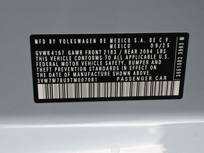 2026 Volkswagen Jetta 1.5T SE