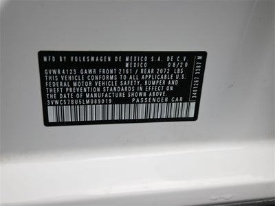 2020 Volkswagen Jetta 1.4T SE