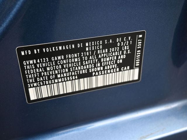 2021 Volkswagen Jetta 1.4T S