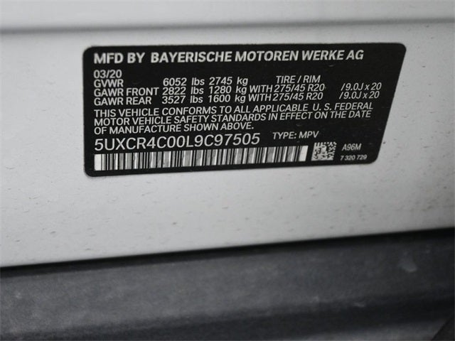 2020 BMW X5 sDrive40i