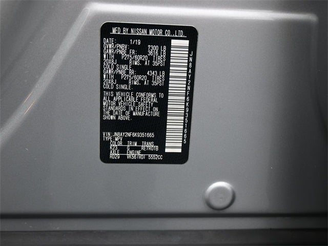 2019 Nissan Armada Platinum