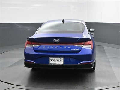 2023 Hyundai Elantra Hybrid Blue