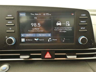 2023 Hyundai Elantra Hybrid Blue