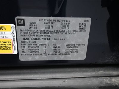 2017 Chevrolet Traverse LT 1LT