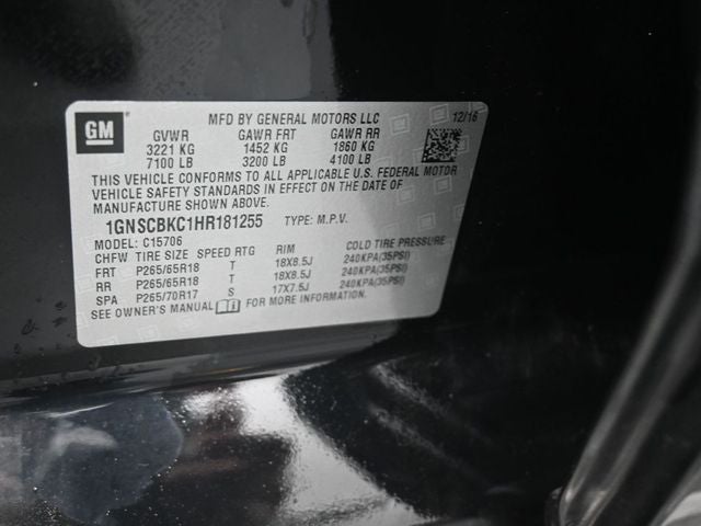 2017 Chevrolet Tahoe LT