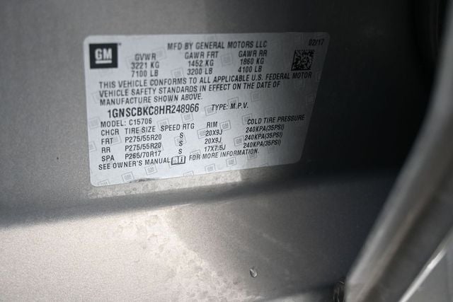 2017 Chevrolet Tahoe LT