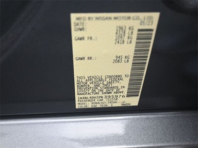 2023 Nissan Altima 2.5 SV