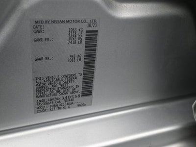 2024 Nissan Altima 2.5 SV