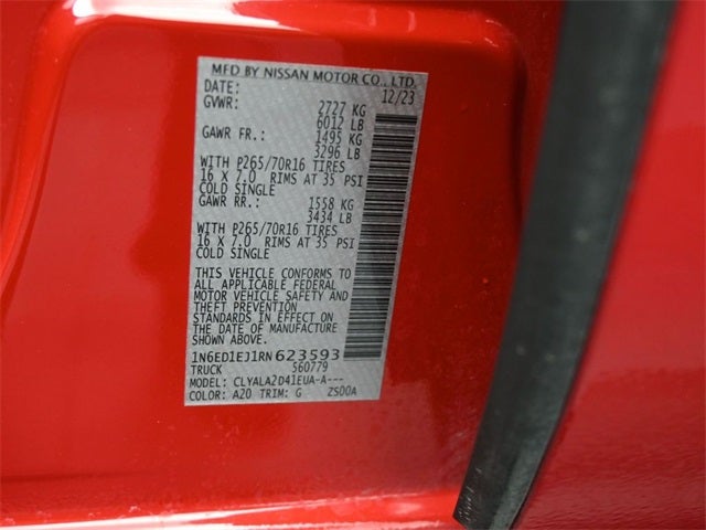 2024 Nissan Frontier S