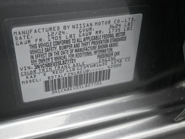 2025 Nissan Versa 1.6 SV