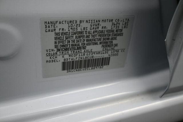 2025 Nissan Versa 1.6 SV