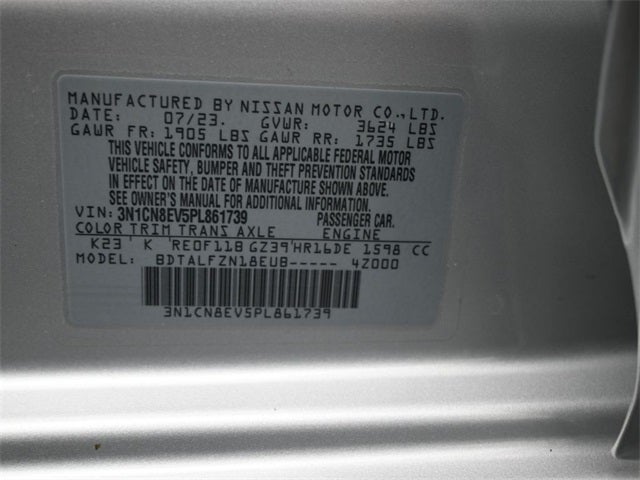 2023 Nissan Versa 1.6 SV