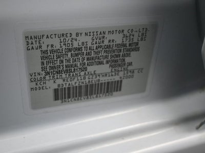 2025 Nissan Versa 1.6 SV