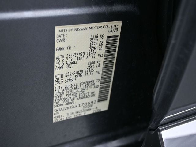 2020 Nissan Murano Platinum