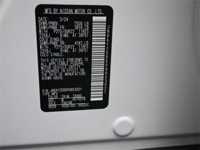 2024 Nissan Armada Platinum