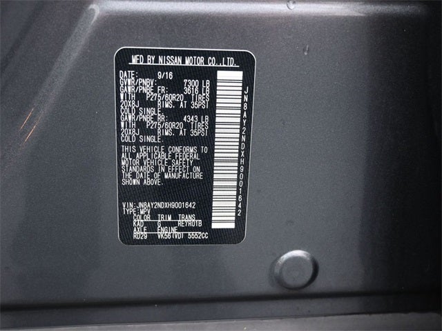 2017 Nissan Armada SL