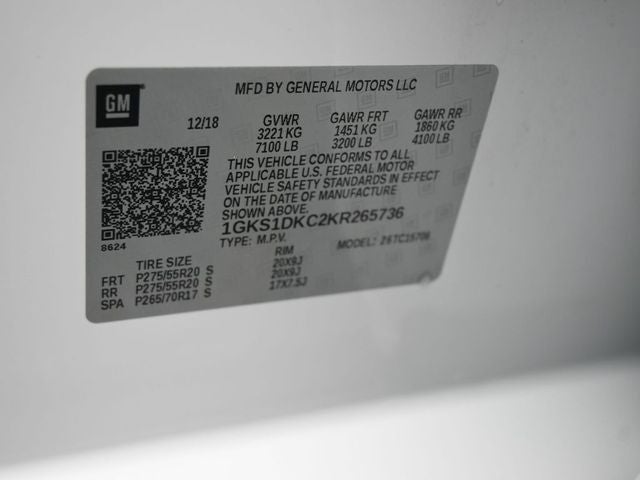 2019 GMC Yukon SLT Standard Edition