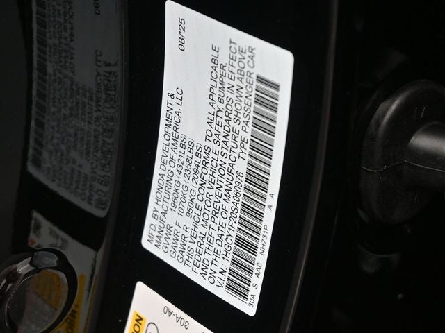 2025 Honda Accord LX