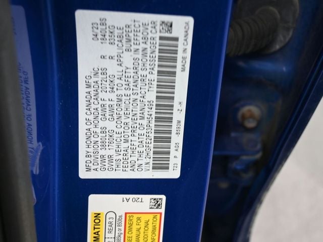 2023 Honda Civic Sport