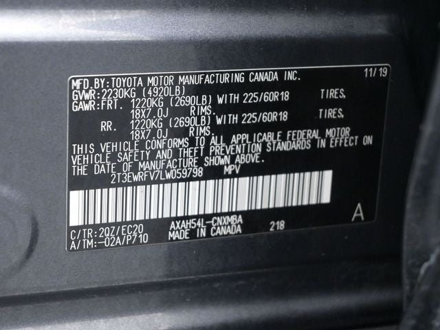 2020 Toyota RAV4 Hybrid XSE