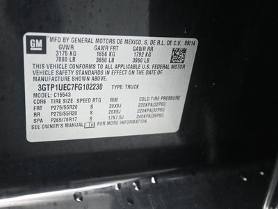 2015 GMC Sierra 1500 SLE