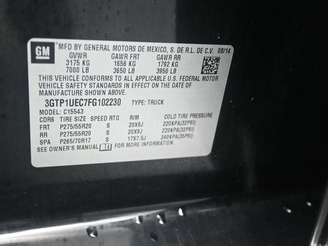 2015 GMC Sierra 1500 SLE