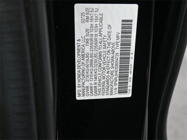 2025 Honda Odyssey EX-L