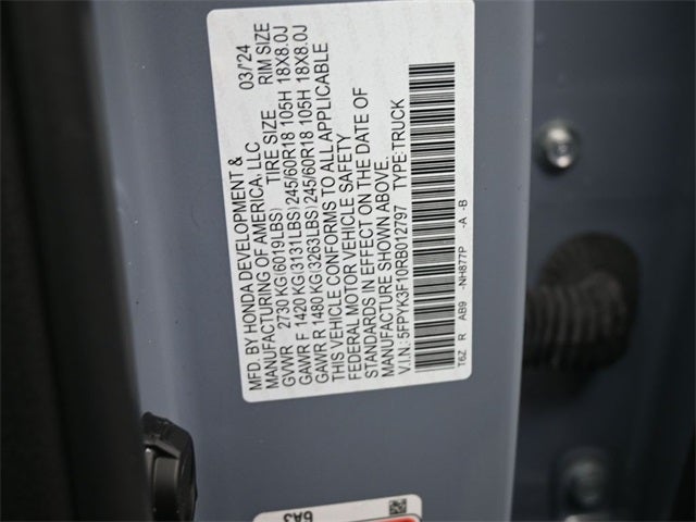 2024 Honda Ridgeline Sport