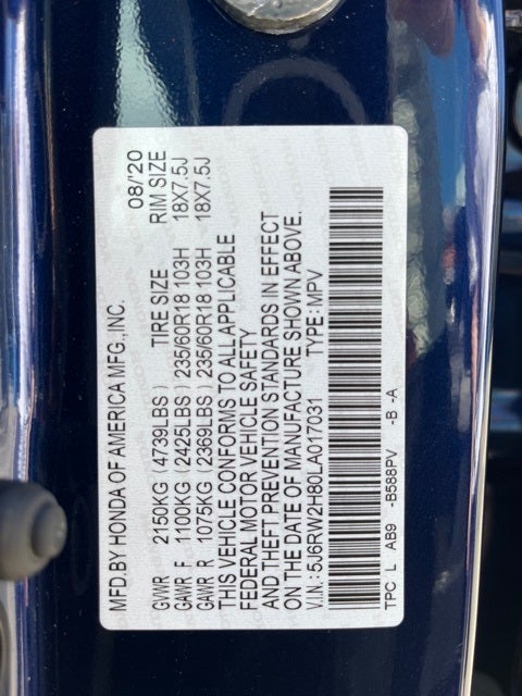 2020 Honda CR-V EX-L