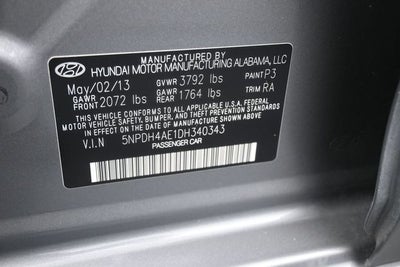 2013 Hyundai Elantra Limited