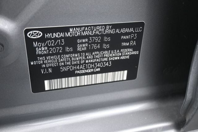 2013 Hyundai Elantra Limited