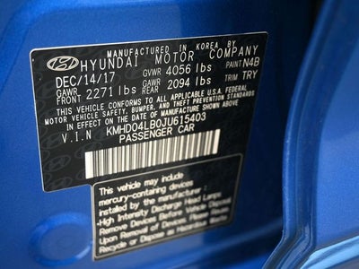 2018 Hyundai Elantra Sport