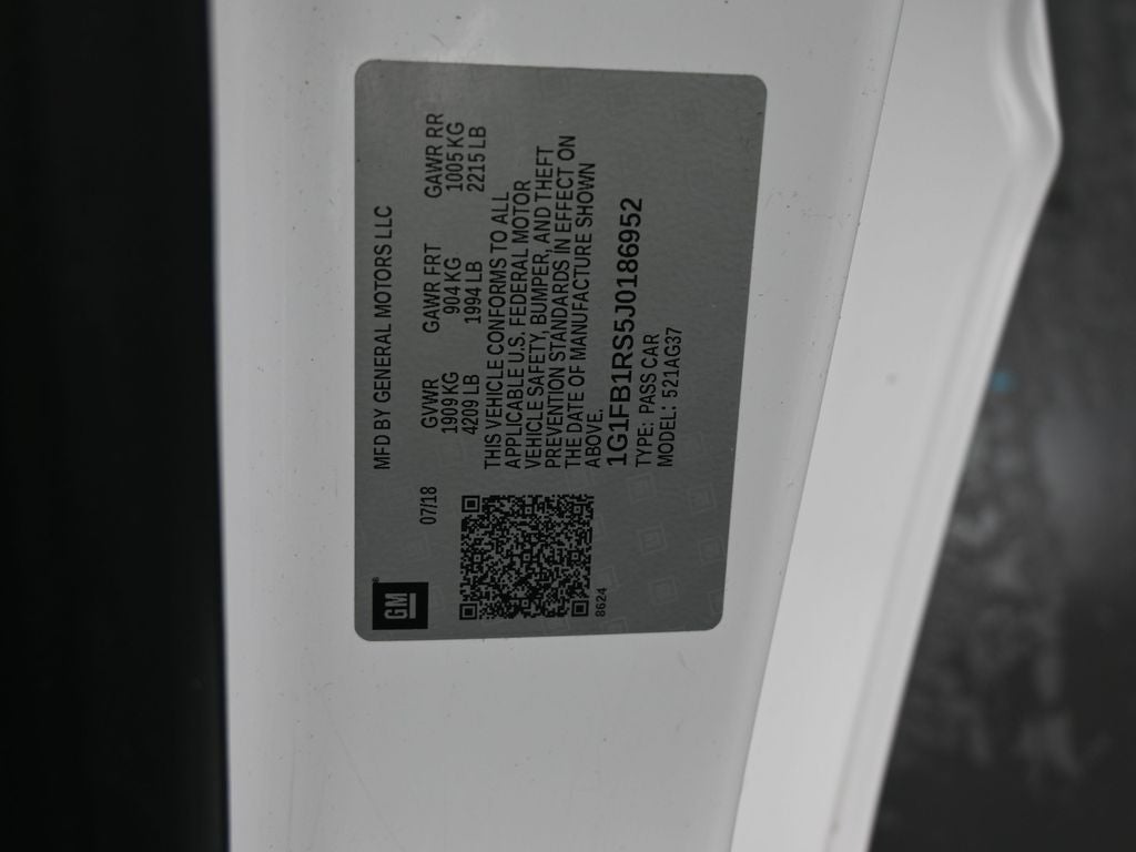 2018 Chevrolet Camaro 1LT