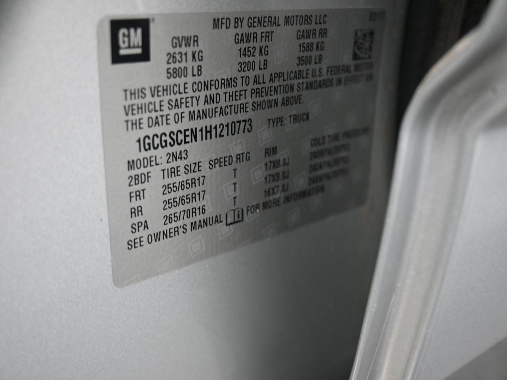 2017 Chevrolet Colorado LT