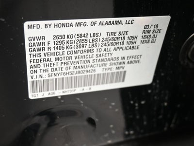 2018 Honda Pilot EX-L