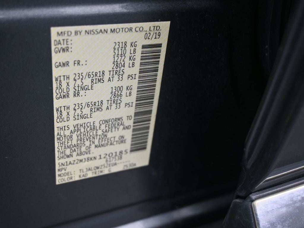 2019 Nissan Murano SV